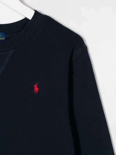 Polo Ralph Lauren Cotton Sweatshirt In Blue