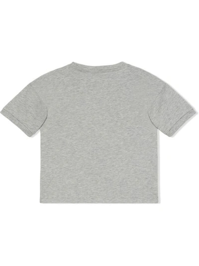 Shop Gucci Children's T-shirt With  Print In Grey