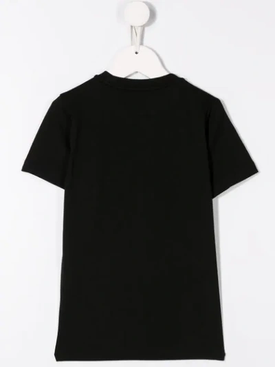 Shop Emporio Armani Logo Print T-shirt In Black