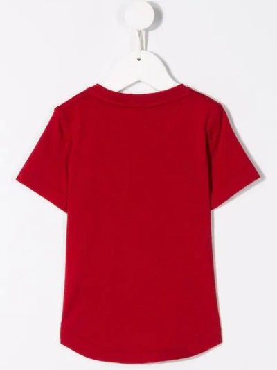 Shop Dsquared2 Icon Logo Print T-shirt In Red