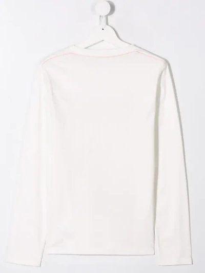 Shop Little Marc Jacobs Graphic Top In White