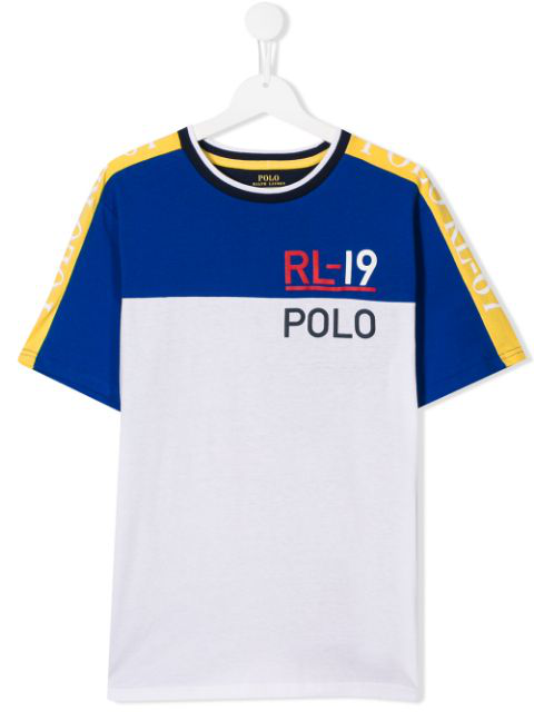ralph lauren colour block t shirt