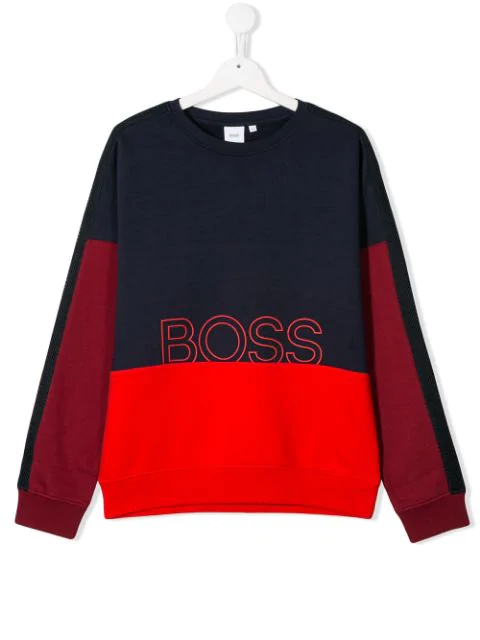 hugo boss logo sweatshirt