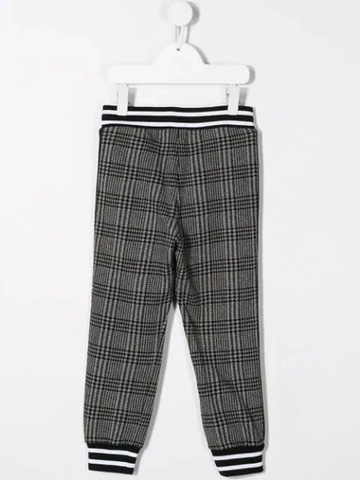 Givenchy Checked Trackpants In Grey