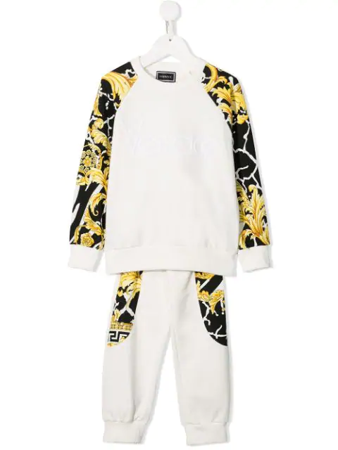 versace tracksuit white