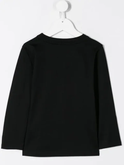 Shop Givenchy Distressed Logo Sweatshirt In Black