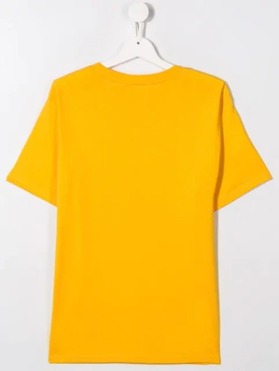 Shop Ralph Lauren Teen Logo Embroidered T-shirt In Yellow