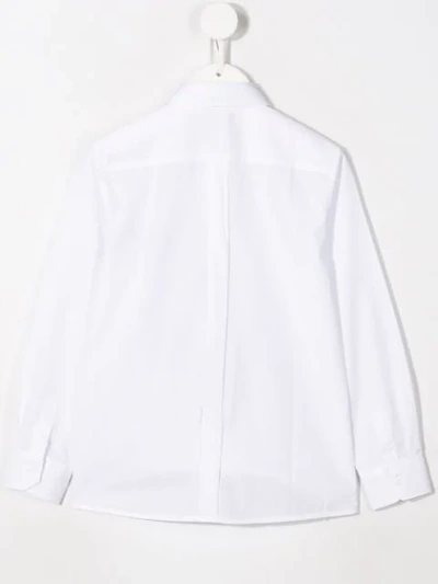 Dolce & Gabbana Embroidered Logo Shirt In White