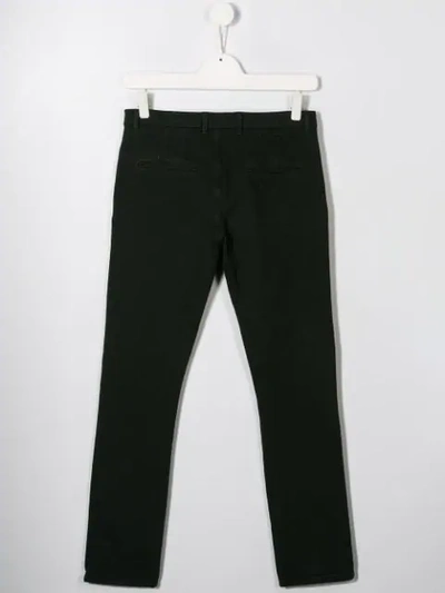Shop Paolo Pecora Regular Fit Chinos In Green