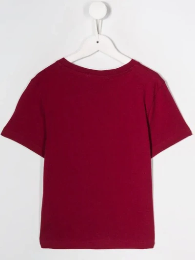 Shop Calvin Klein Printed Logo T-shirt In Red