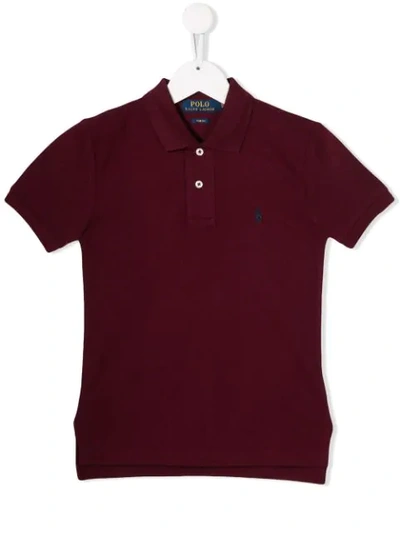 Ralph Lauren Kids' Burgundy Polo Shirt In Unica | ModeSens