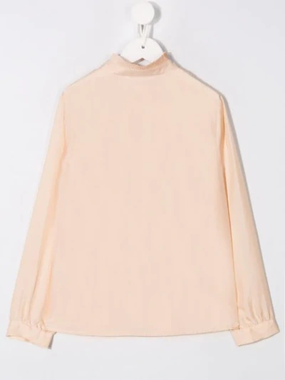 Shop Chloé Pleated Front Shirt In Pink