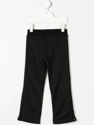 Shop Givenchy Branded Sides Straight Trousers In Black