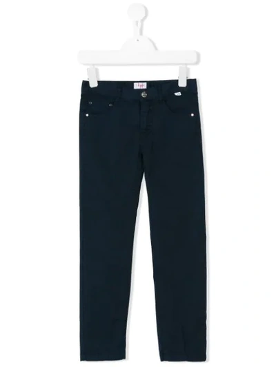 Il Gufo Slim Leg Jeans In Blue