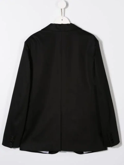 Shop Dsquared2 Classic Fitted Blazer In Black