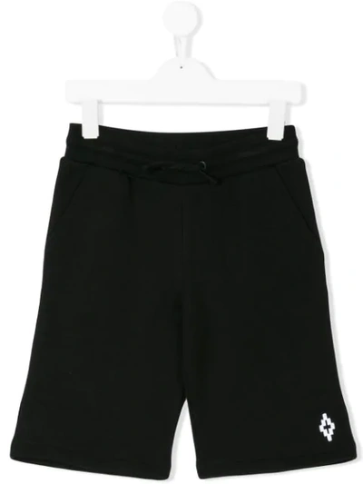 Shop Marcelo Burlon County Of Milan Jersey Shorts In Black