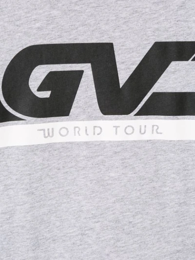 Shop Givenchy Printed Logo T-shirt In Grey