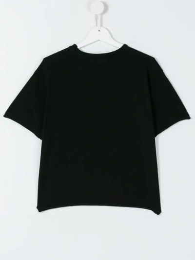 Shop Andorine Boxy Pocket T-shirt In Black