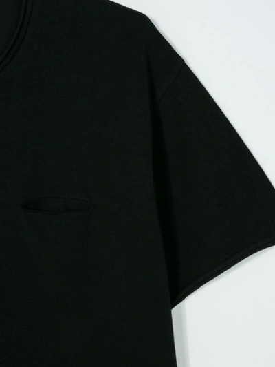 Shop Andorine Boxy Pocket T-shirt In Black
