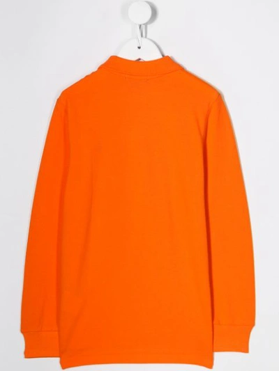 Shop Ralph Lauren Polo Pony Polo Shirt In Orange