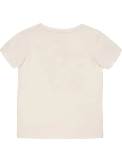 Shop Gucci Children's T-shirt With  Print In White
