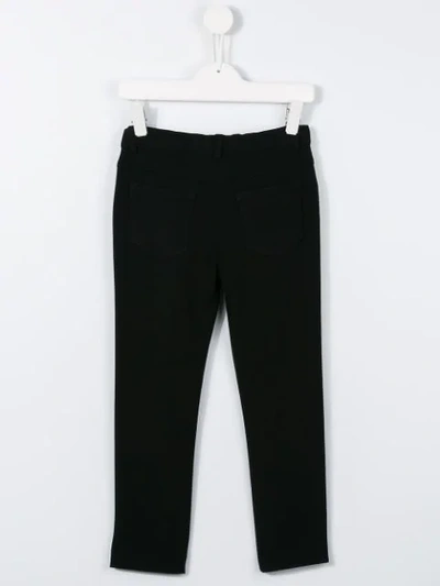 Shop Dolce & Gabbana Straight Leg Trousers In Black