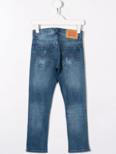 Shop Levi's Faded Skinny Jeans In Blue