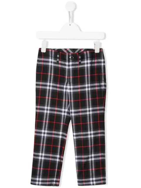 Burberry Kids Hose Mit Karomuster In Black Modesens