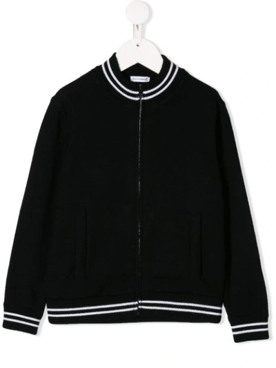 Shop Dolce & Gabbana King Bomber Jacket In Black