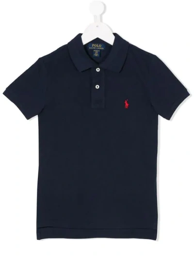 Shop Ralph Lauren Classic Polo Shirt In Blue