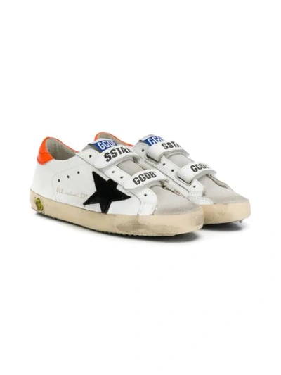 Shop Golden Goose Superstar Worn-out Effect Sneakers In White