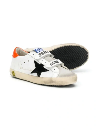 Shop Golden Goose Superstar Worn-out Effect Sneakers In White