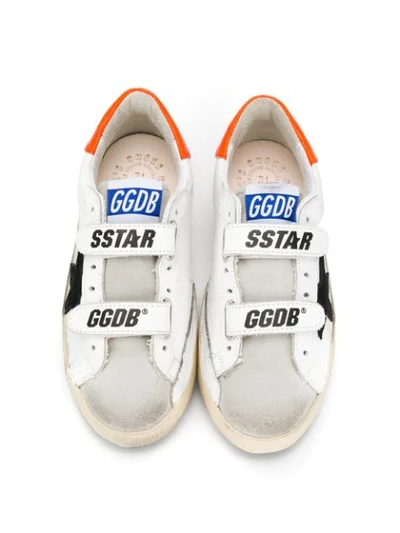 Shop Golden Goose Superstar Worn-out Effect Sneakers In White
