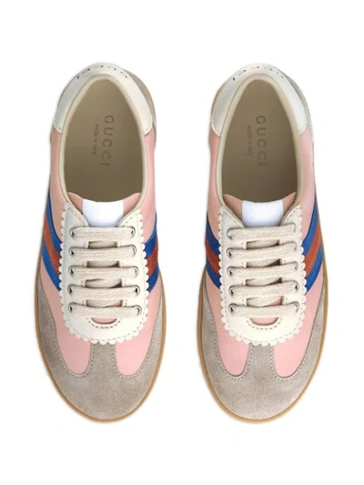 Shop Gucci G74 Sneakers In Pink