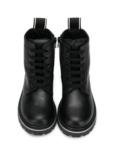 Shop Dsquared2 Lace-up Boots In Black