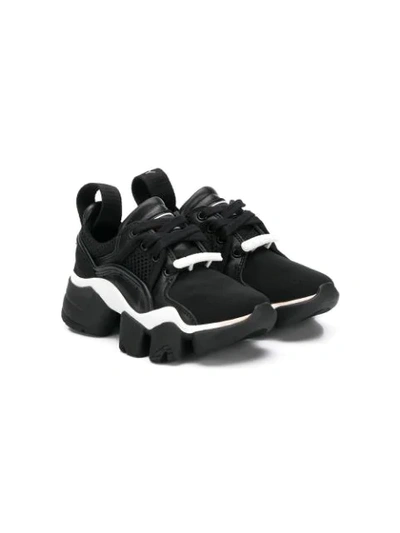 Givenchy Kids' Logo Low-top Sneakers In Black | ModeSens