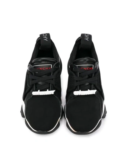 Shop Givenchy Logo Low-top Sneakers In Black