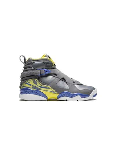 Shop Jordan Teen Air  8 Retro (gs) Sneakers In Grey