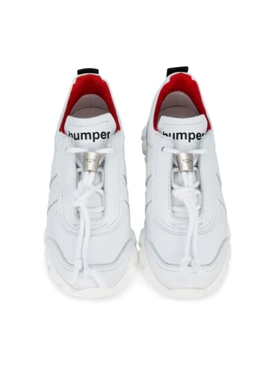 Shop Bumper Lace-up Sneakers In White