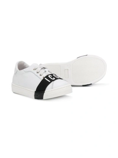 Shop Dsquared2 Icon Sneakers In White