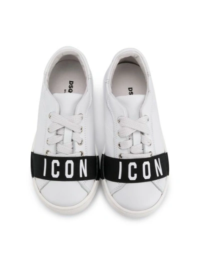 Shop Dsquared2 Icon Sneakers In White
