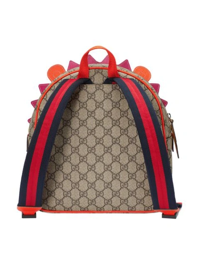 Shop Gucci Children's Gg Hedgehog Backpack In Neutrals