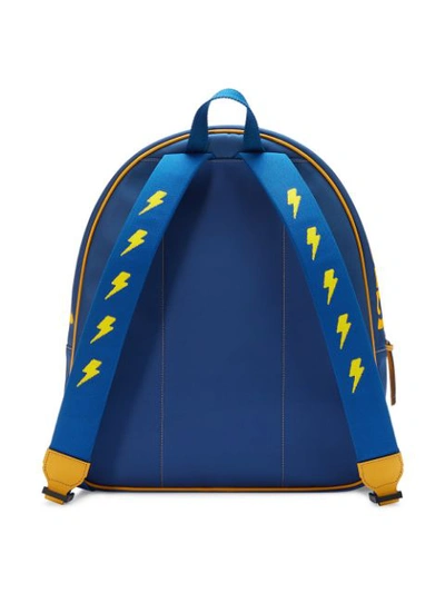 Shop Gucci Backpack With Toy Car Detail In Blue