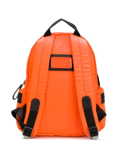 Shop Dolce & Gabbana Logo Backpack In Orange