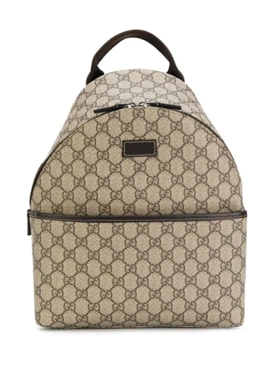 Gucci Kids' Children's Gg Supreme Backpack In Brown | ModeSens