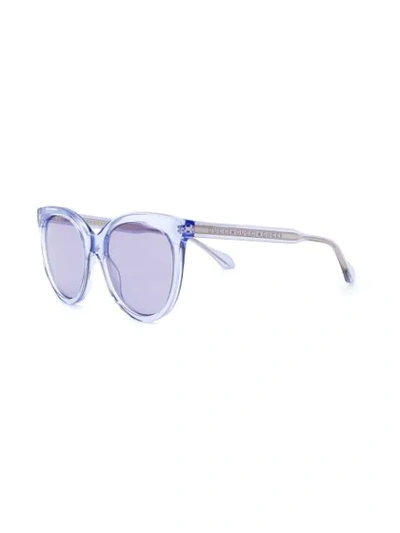 Shop Gucci Tinted Cat-eye Sunglasses In Purple