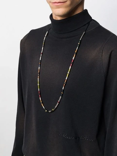 Shop Ambush Beaded Necklace In Black