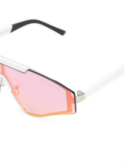 Shop Spektre Visor Sunglasses In White