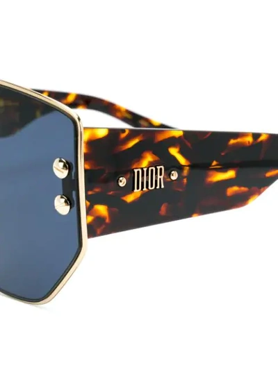 Shop Dior Addict 1 Sunglasses In Metallic
