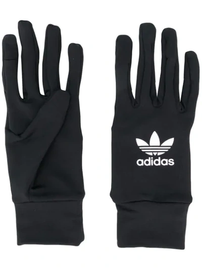 Adidas Originals Techie Two Tone Gloves In Black | ModeSens